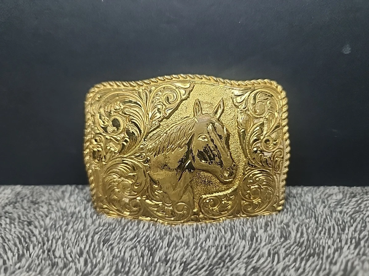 Crumrine Cowboy & Western Vintage Belt Buckles for sale | eBay