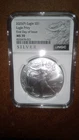 2025-P-MS70-Silver Eagle First Day of Issue Eagle Privy