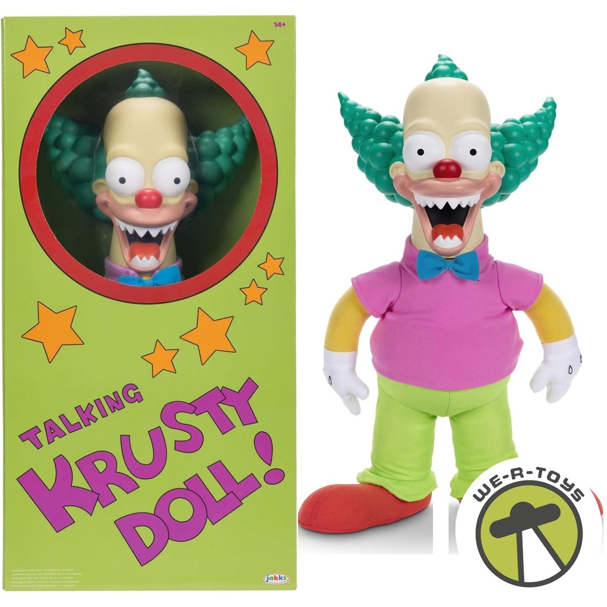 レア　Krusty the Clown トーキングフィギュア The Simpsons Talking Krusty Doll Jakks Pacific | eBay