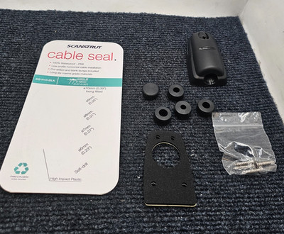 Scanstrut DS-H10-BLK Cable Seal Horizontal 6-10mm Marine Boat Waterproof Black
