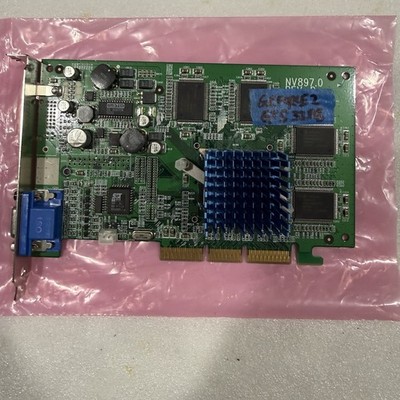 Visiontek NVIDIA GeForce2 GTS 32MB AGP Video Card NV897-0 NV897.0 VGA Windows XP