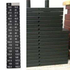 Fitness Equipment Weight Stickers For Gym Weight Stack Labels Black Color