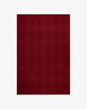 Deep Red Hand-Tufted Unique Handmade Luxurious For living room, Bedroom Carpet