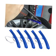 AICEL Car Tire Rim Protector - 5 Pcs Wheel Changing Rim Savers - Blue