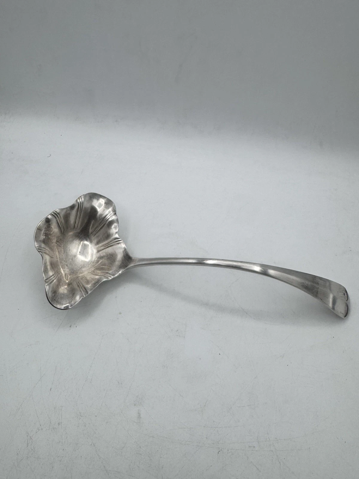Leppington Electro Plated Nickle Sterling Silver Plated Gravy Ladle