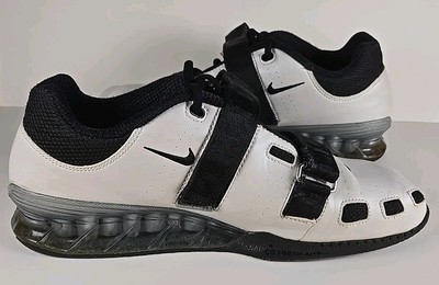 Nike Romaleos 2 White/Black Size 12.5 Olympic Weightlifting Shoes