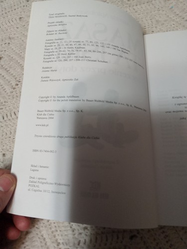Masaz Tajski by Ananda Apfelbaum  PB Polish language massage therapy book - Photo 7/8