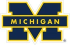 Michigan Wolverines Vinyl Decal Sticker | Car Laptop Window Waterproof NCAA Logo