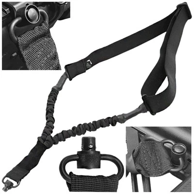 UTG Einpunkt-Bungee-Sling QD, Schwarz, Leapers
