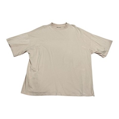 ASOS 4505 Shirt Mens Small Beige Four Five o Five Embroidered Oversized Tee