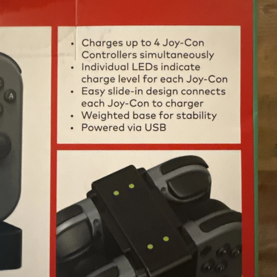 NEW PowerA Joy-Con Charging Dock for Nintendo Switch - Officially Licensed - Image 3 of 4