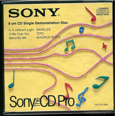 Sony ''Promotion'' Toto, Bangles, Square, Japan Promo 2x 3''Inch Maxi-CD 1988