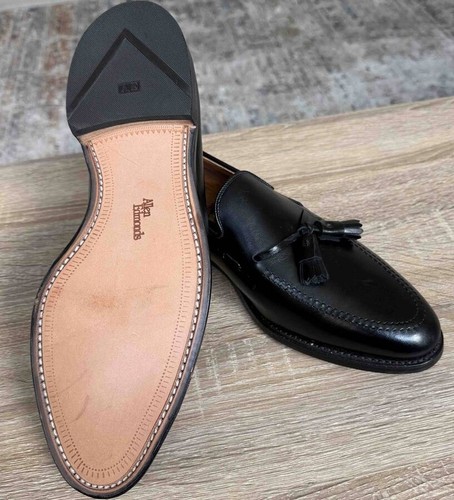 Mocassini/Scarpe Allen Edmonds GRAYSON Uomo 11.5 C Nero Made in USA NUOVI SENZA SCATOLA - Foto 5 di 7