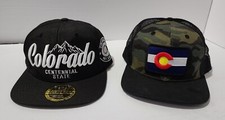State Of Colorado Snapback Trucker Hat OSFM Lot Of 2
