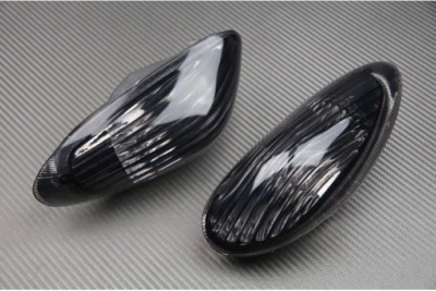 Vorne Blinker schwarz getönt vordere für SUZUKI GSXF 600 / GSX-F 750 WVA 1998-07 - Bild 1 von 3