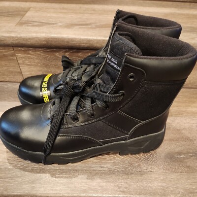 UNUSED Rg Response Gear Tactical Footwear Mens 11 Steel Toe Black Boots (Deputy) Shoes | Unused Rg Response Gear Tactical Footwear Mens 11  main image 3
