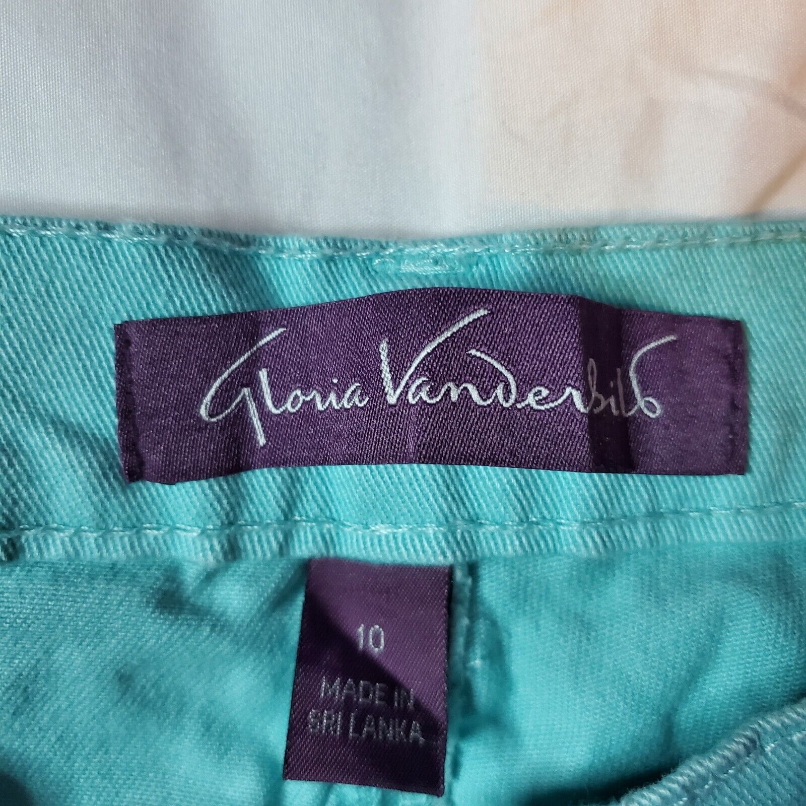 Gloria Vanderbilt Amanda Mint Green Jeans. Classic Fi… - Gem
