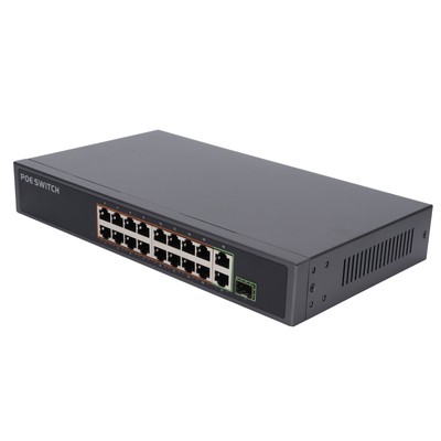 New POE Switch Power Green Technology Automatic Detection Ethernet Switch 100 24