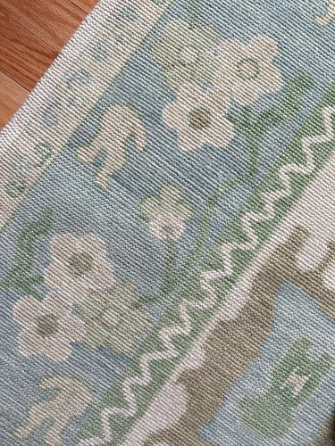 Handmade Rug Turkish Area Rug Vintage Rug Oushak Rug Antique Rug Bohemian 12x15 - Picture 7 of 8