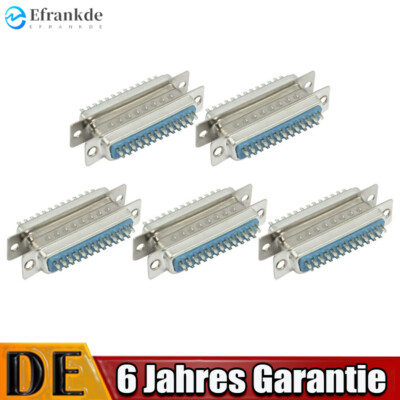 D-SUB DB25 Weiblich auf Männlich Lötversion Steckern Anschlüsse Stecker Adapter