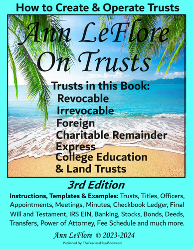 Ann LeFlore - On Trusts © eBook and Softcover Books