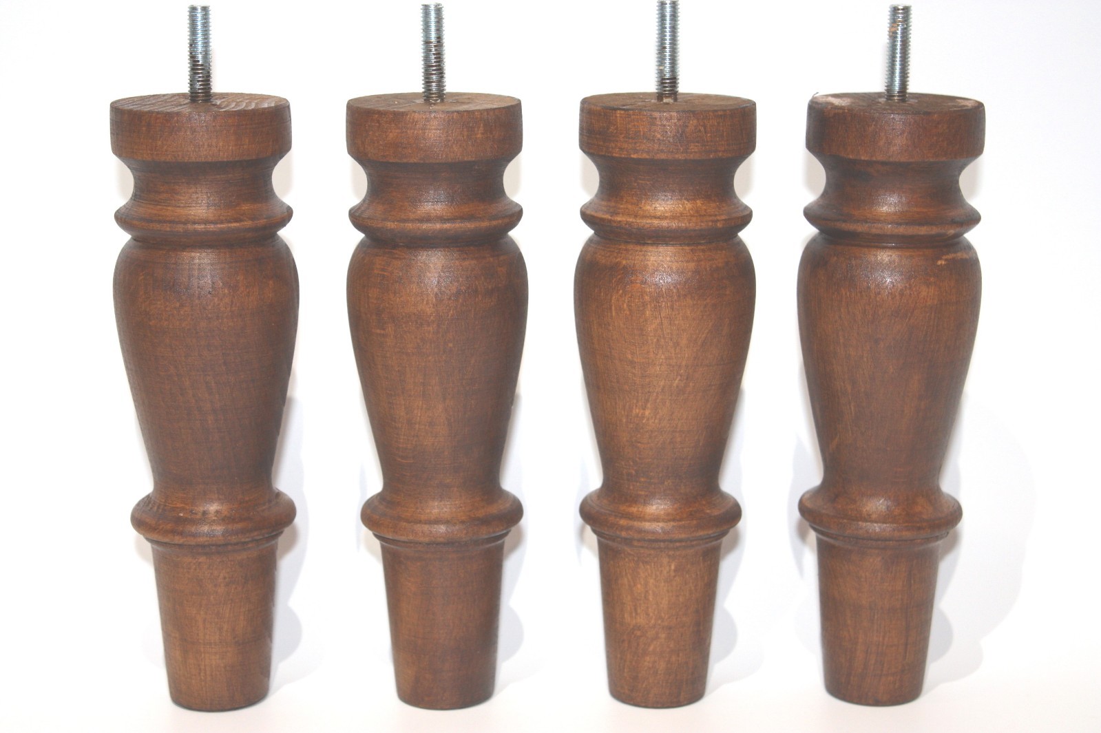 4 x wooden sofa legs , Furniture feet , Bed Armchair replacement M8