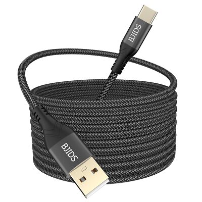 16ft/5m Extra langes USB C KabelUSB-A 2.0 zu Typ C Kabel Schnelles Ladegerät ...