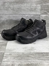 ACE Tactical Defender Mid Nano Composite Toe Boots Unisex M5 W6.5 Black 78329