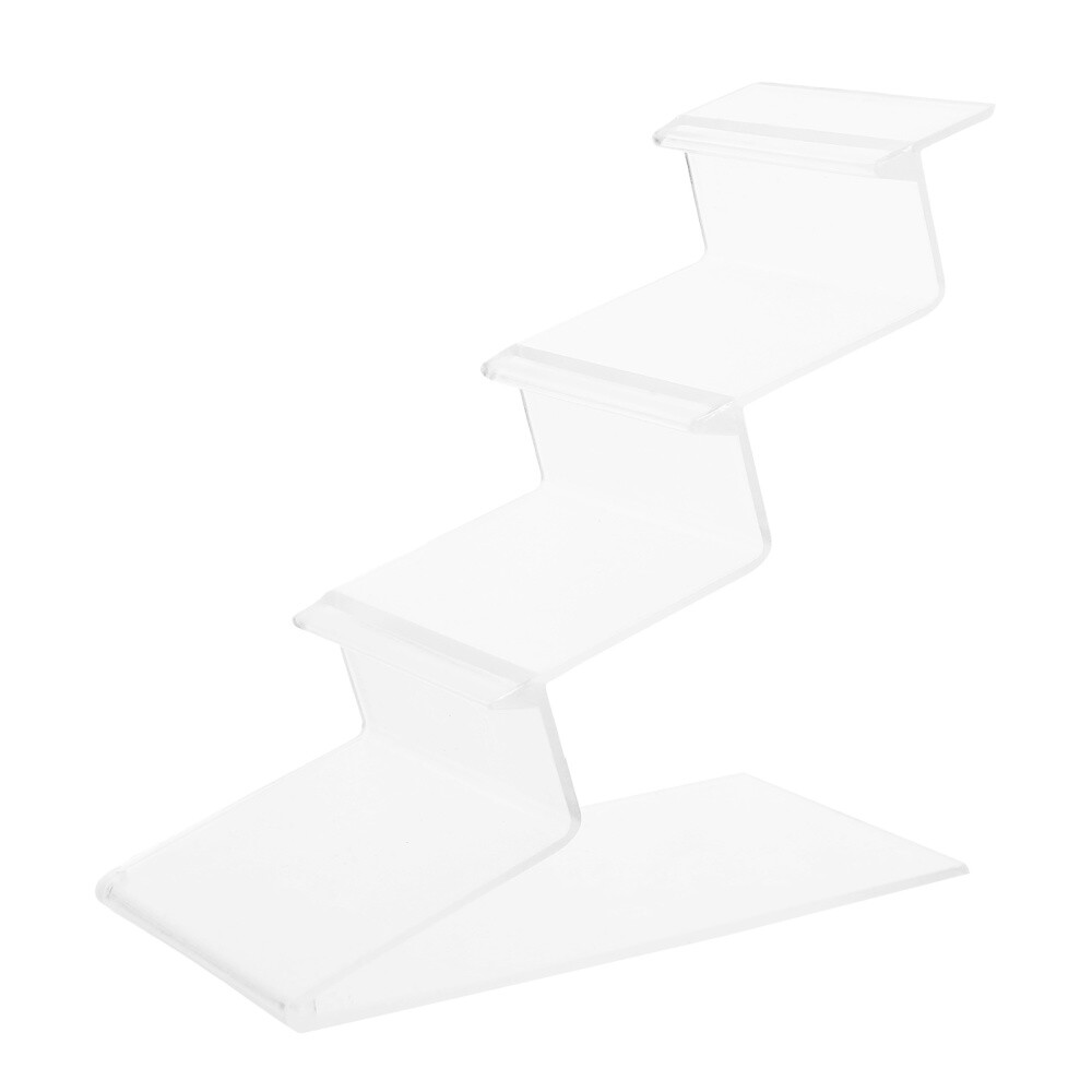 Acrylic Ladder Shaped Jewelry Stand Wallet Display Holder Rack-image
