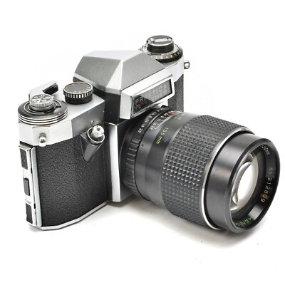 希少品！動作品★PRAKTICAカメラ★プラクチカ BC3 ボディ＋レンズ PRAKTICA PL nova IB CAMERA WITH M42 HANIMEX AUTOMATIC 135mm f/2.8