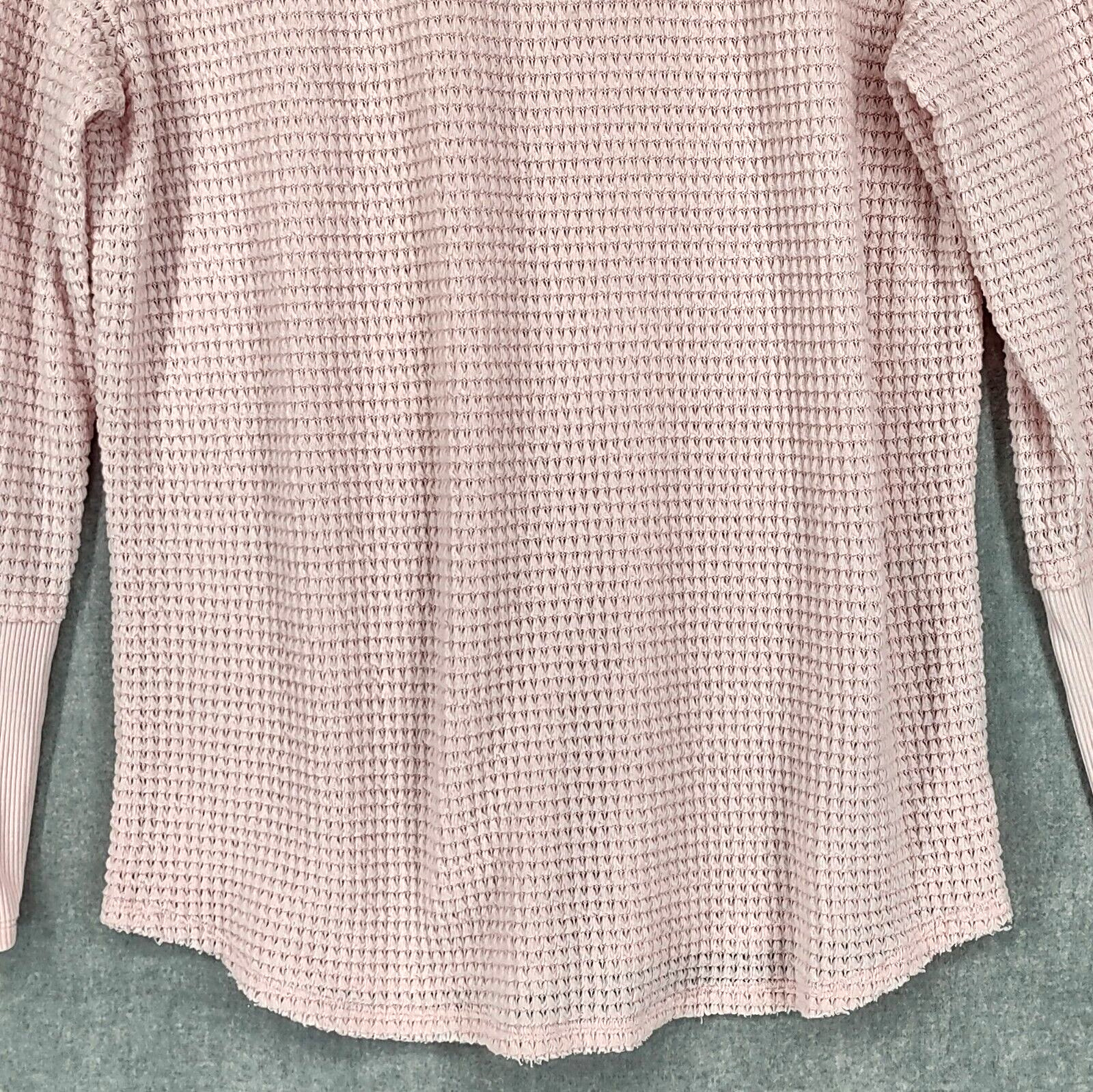 SUNDANCE Sweater Womens Large Pink Crochet Therma… - image 4