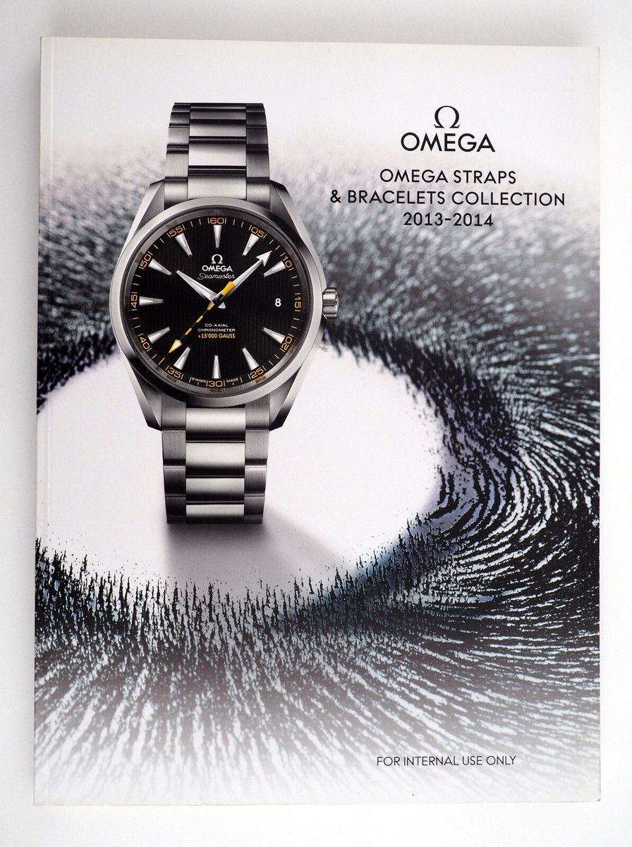 OMEGA watch STRAPS & BRACELETS COLLECTION 2013-14 RARE catalog