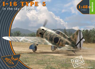 Clear Prop Modelle CP4821 1:48 Polikarpov I-16 Typ 5 (am Himmel über Spanien früh 
