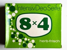 8x4 Intensiv Deo Seife herb-frisch Kult 70er/80er Vintage Original neu 150g OVP