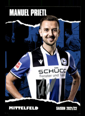 Manuel Prietl autograph card Arminia Bielefeld 2021-22 original signed