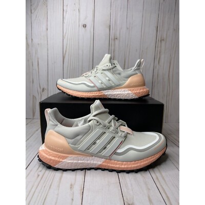 Adidas Ultraboost Guard Womens Size 7 Trail Running Shoes Grey Pink FW5482 New