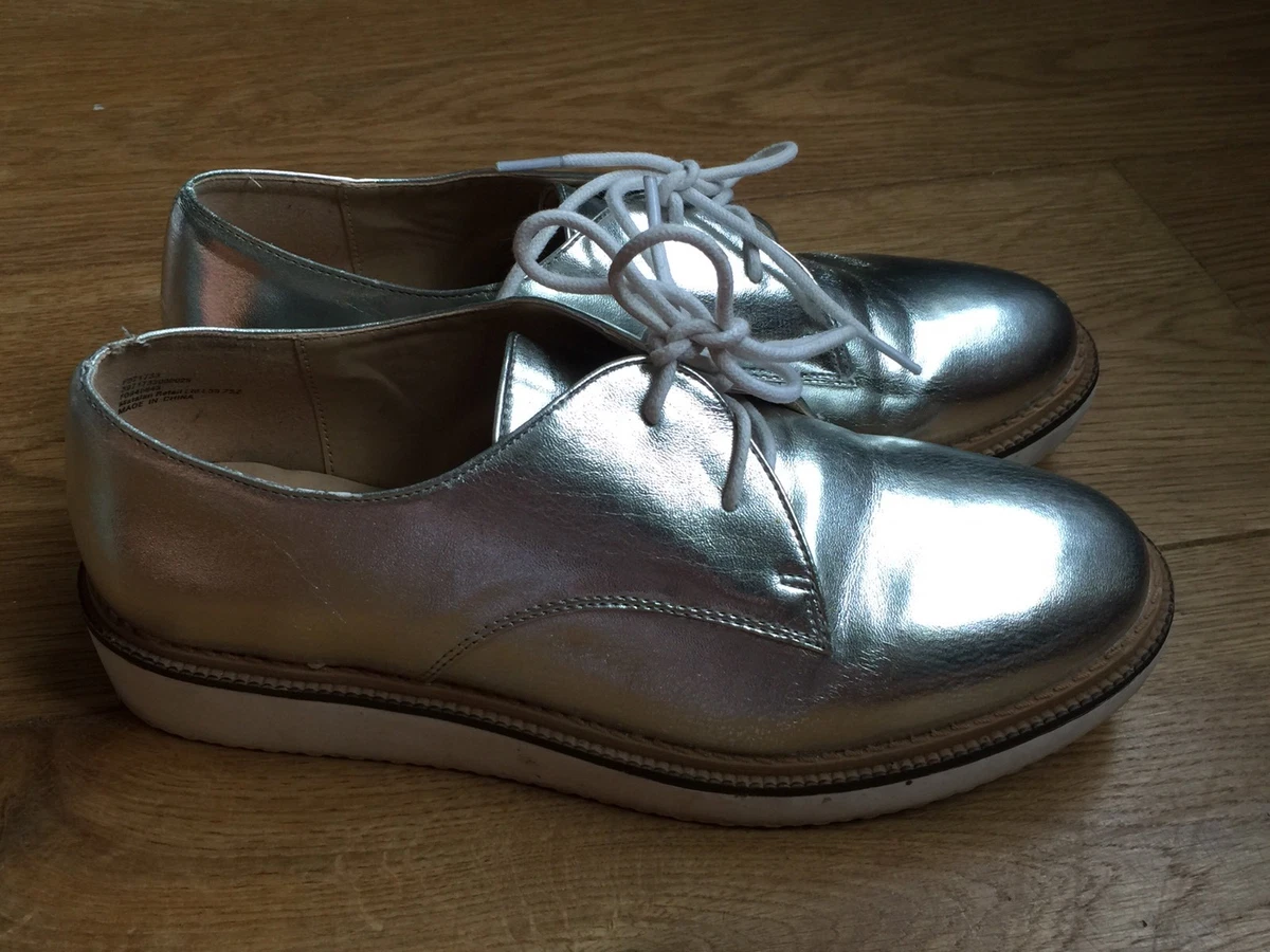 Ladies silver hotsell shoes size 4