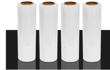 4 Roll 18" x 1000 FT 4 rolls Pallet wrap Clear Wrap Stretch Film Shrink 80 Gauge
