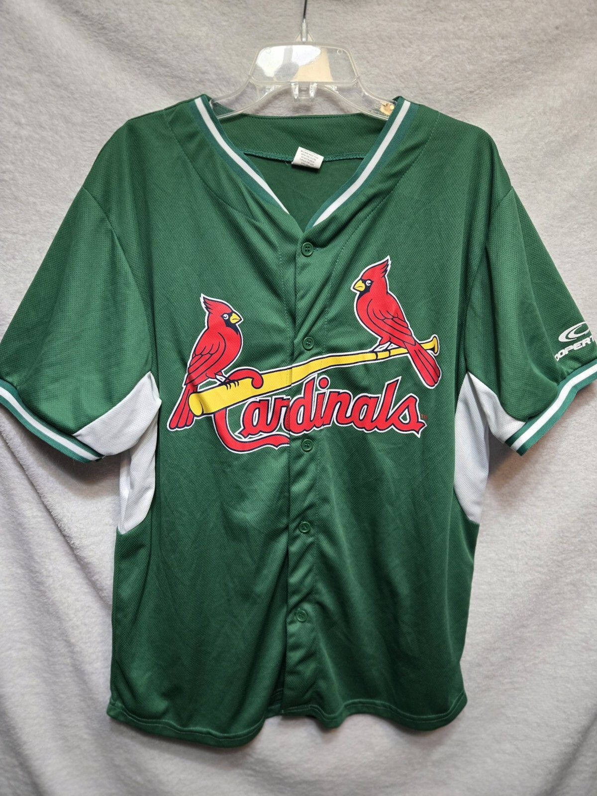MLB St. Louis Cardinals SGA Green Baseball Jersey Unisex Sz XL