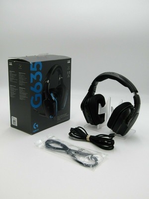 Logitech G635 Wired Gaming Headset 7.1 Surround Sound Lightsync Used Tested  | eBay