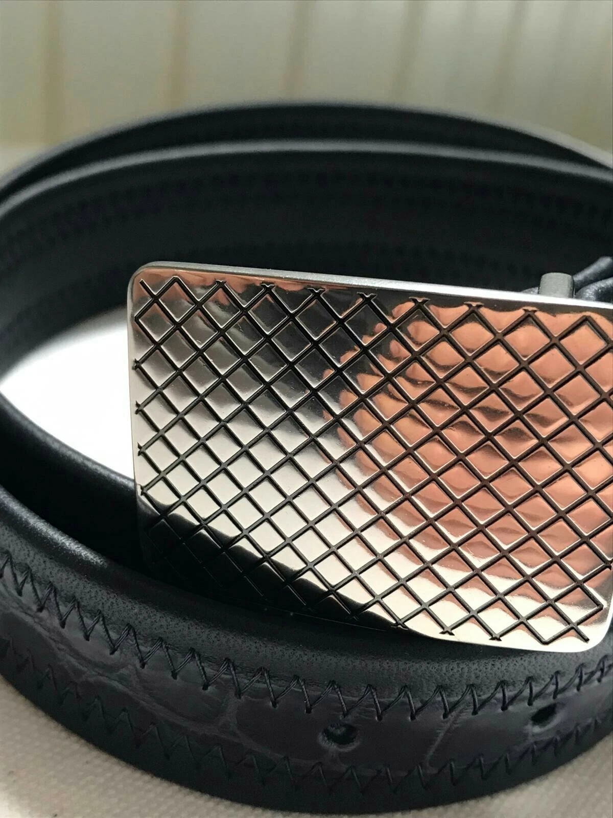 BOTTEGA VENETA Cintura uomo Bottega venta coccodrillo taglia 90