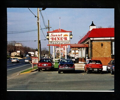 New Jersey NJ postcard Zeke RPPC Greenbrook, Sunset Diner Restaurant 