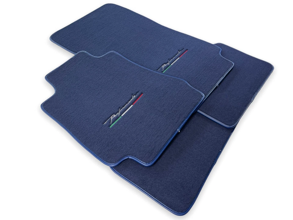 Alfombrillas para Alfa Romeo Mito 2017-2021 Perfomante alfombra azul oscuro a medida Foto 4 de 4