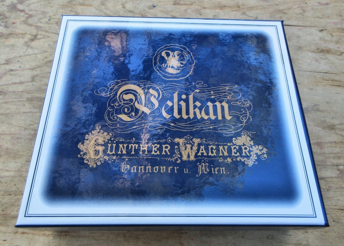 New Pelikan M600 Gunther Wagner Blue Demonstrator Fountain Pen