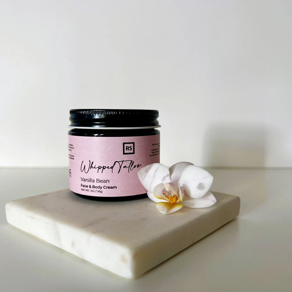 Vanilla Bean Whipped Tallow | Organic All Natural | Whipped Grass Fed Beef Tallo - Image 3 of 4