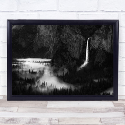 Yosemite Wasserfall USA USA USA Amerika Berge Berge Wandbild Kunstdruck