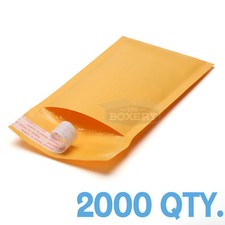 2000 000 Kraft Bubble Padded Envelopes Mailers 4 x 8 from TheBoxery