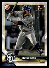 2018 Bowman Draft #BD-85 Jawuan Harris Card San Diego Padres