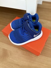 Nike Toddler Shoes Size 3c Baby Sneakers Blue Easy On/off Runners