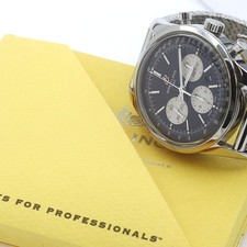 BREITLING WATCH AB0151 TRANSOCEAN CHRONOGRAPH DATE AUTOMATIC BLACK DIAL SS MEN'S 2